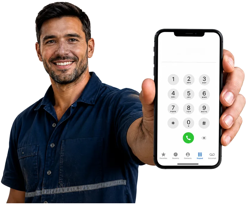 Toilet blockage triaged over the phone